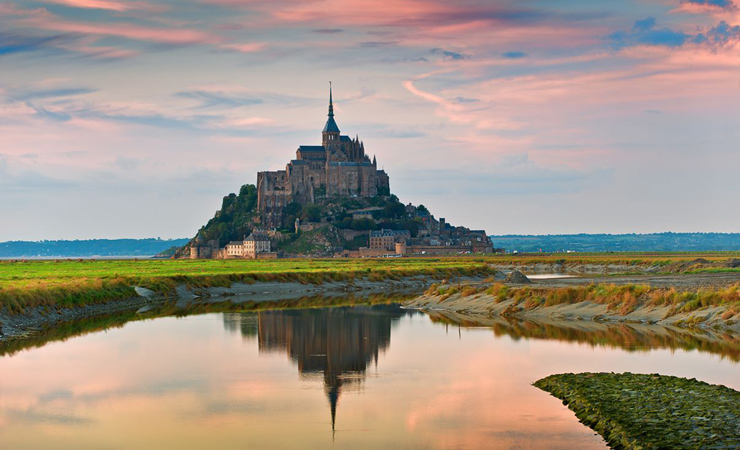 Image Le Mont Saint Michel à vélo