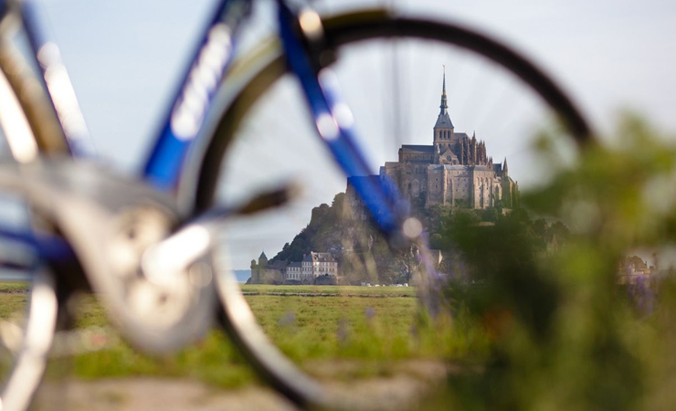 Image La Véloscénie d'Alençon au Mont Saint Michel à vélo