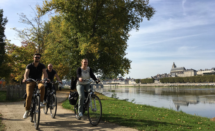 piste cyclable à Blois