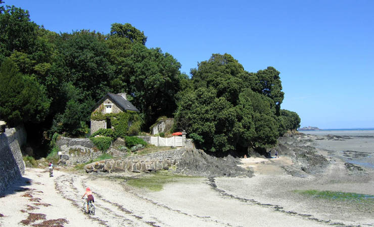 A vélo sur la plage