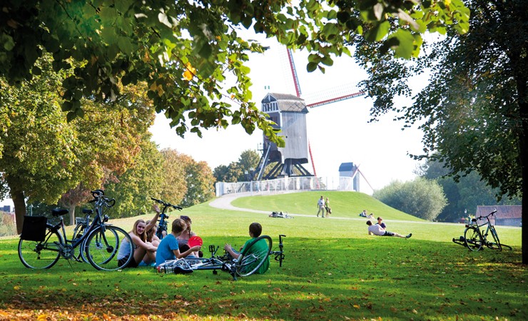 Image Amsterdam - Bruges à vélo