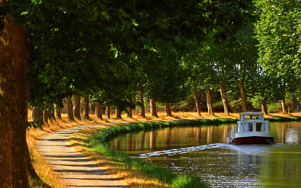 Image Le Canal du midi en famille à vélo de Toulouse à Carcassonne