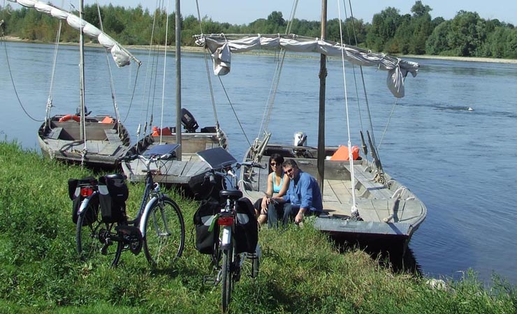 gabares sur la Loire