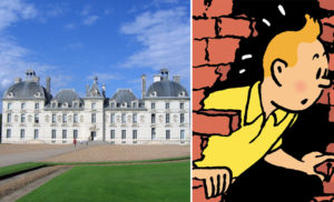 chateau cheverny & expo Moulinsart