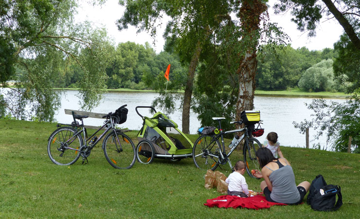 Voyage à vélo - La Loire à vélo en famille de Tours à Chinon