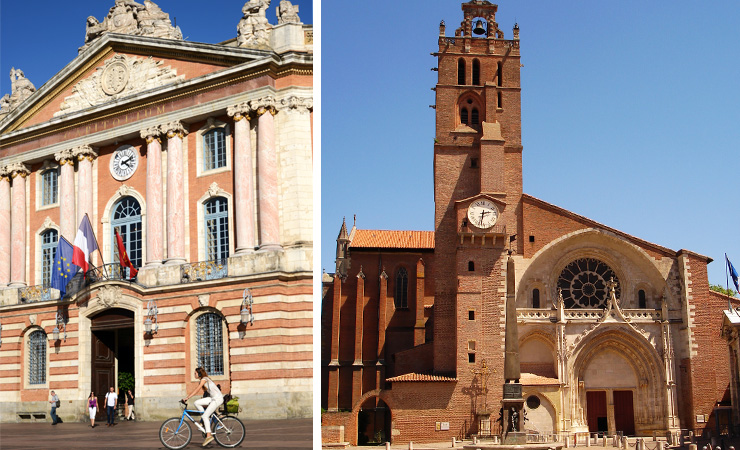 Toulouse - Capitole & cathédrale St Etienne