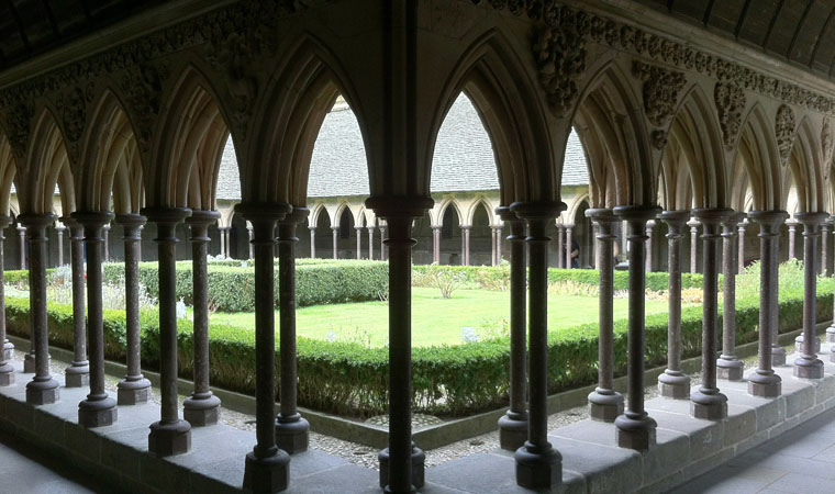 Mont-St-Michel - cloître