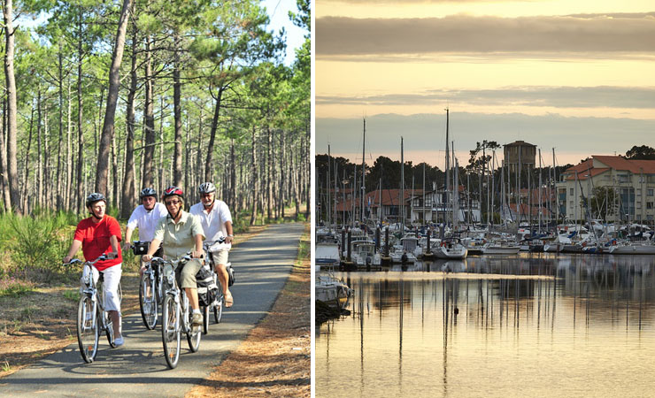 piste cyclable & Capbreton