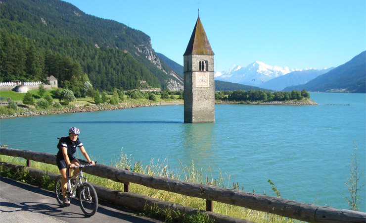Tour église - Reschensee