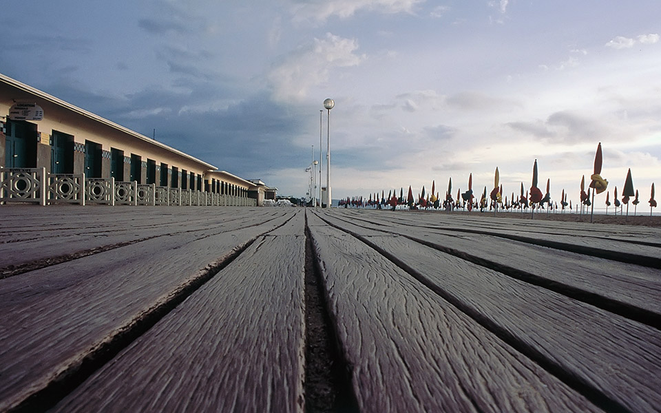 les célèbres planches de Deauville