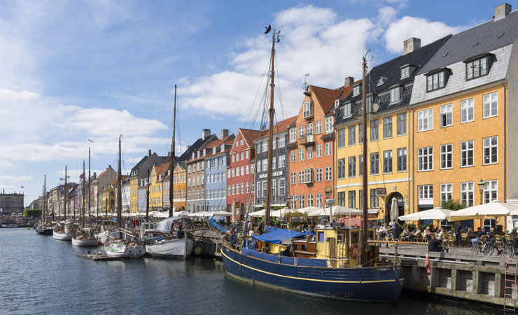 Nyhavn (vieux port) à Copenhague