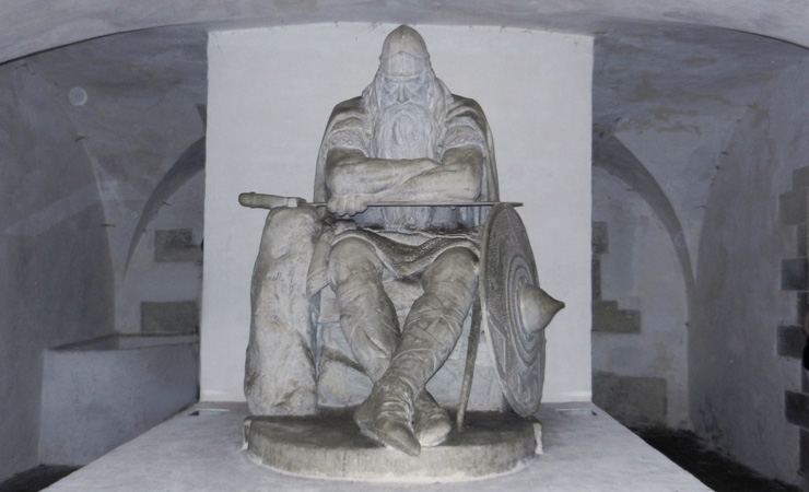Statue de viking