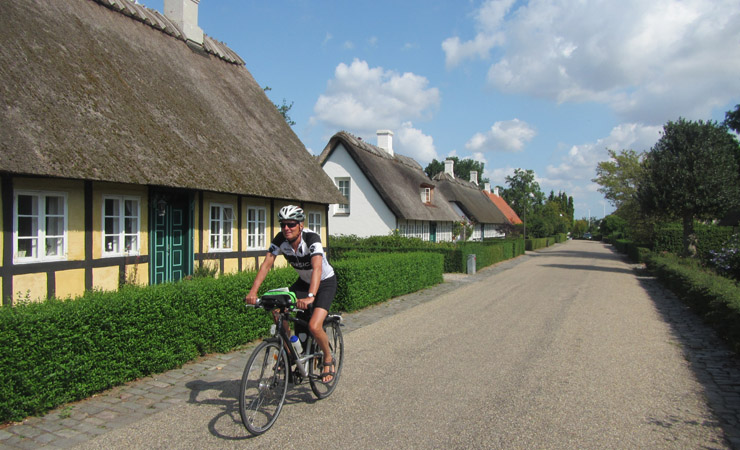 village sur les iles de Fionie