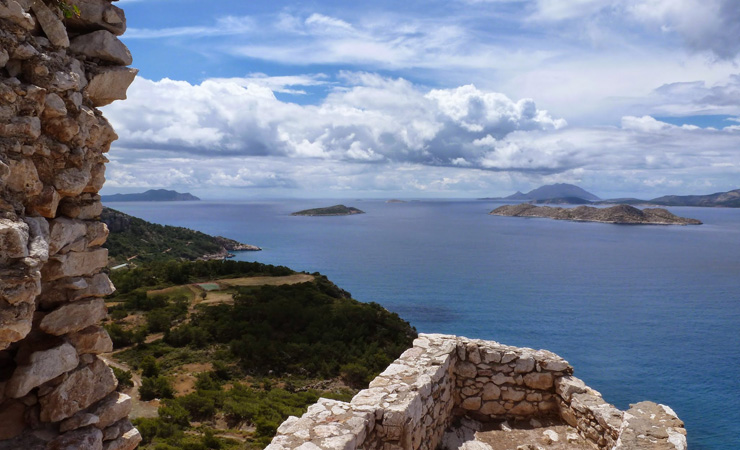 Vue depuis la forteresse de Kritinia