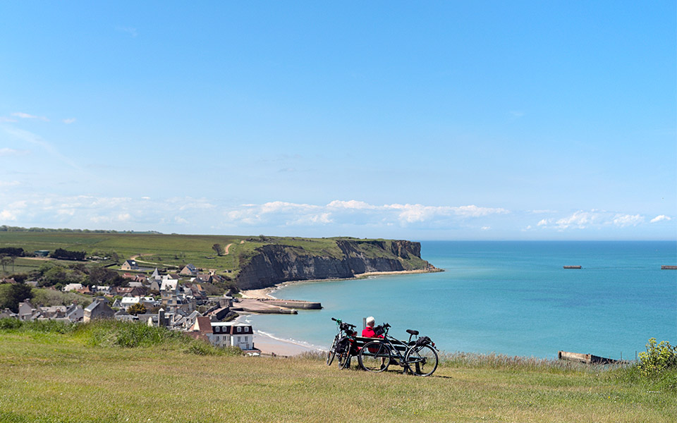 Vue sur Arromanches