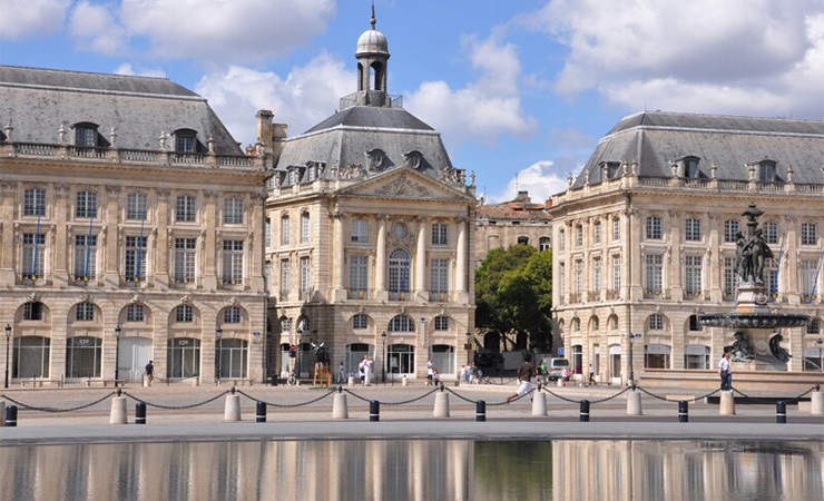 Miroir d'eau et Place de la Bourse - Bordeaux