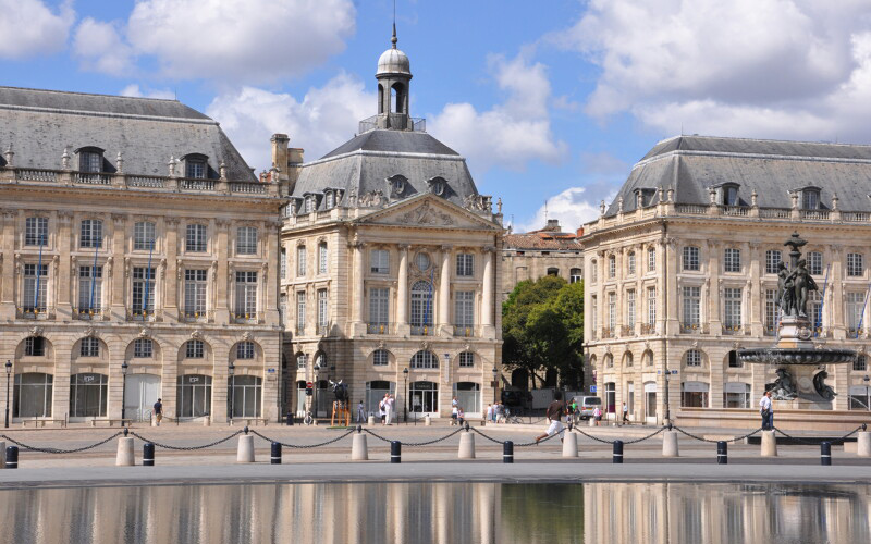 Miroir d'eau et Place de la Bourse - Bordeaux