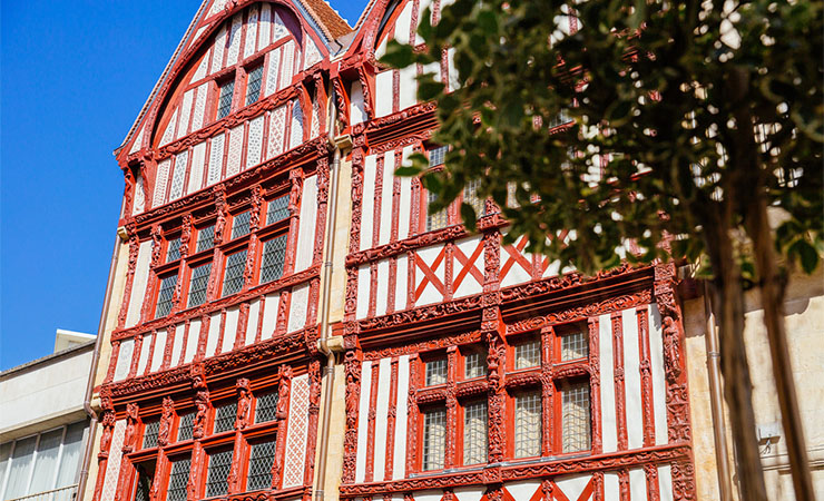 Caen - Maison à pans de bois