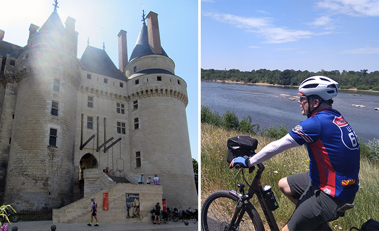 château de Langeais et la Loire