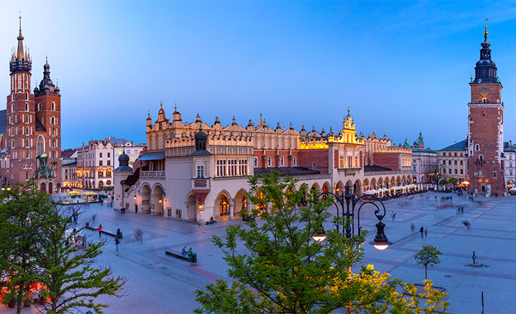 Place du Marché, Cracovie