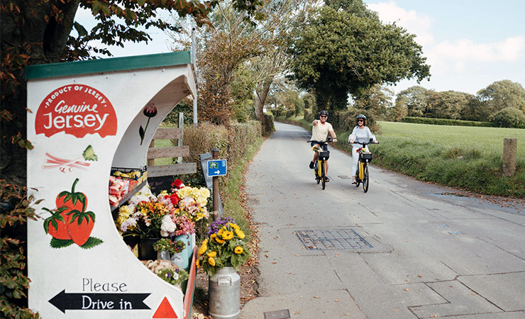 Randonnée vélo Jersey